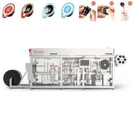 Machine de scellage de remplissage de forme de tasses de portions de café liquide