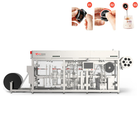 Machine de scellage de remplissage de tasses de portions de probiotiques