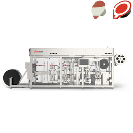 Tasses de portion de sauce soja formant une machine de remplissage et de scellage